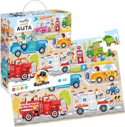 CzuCzu moto puslespil Biler – stor puslespil for børn