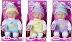 Dukke Laura med stjerner 20 cm, 3 typer