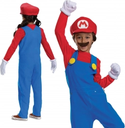 børnekostume til karneval super mario 4–6 år 109–126 cm