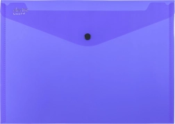 dokumentmappe med trykknap A4 Electra mørkeblå