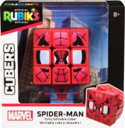 Rubiks terning 3x3 Spider-Man cuber på sokkel