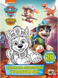Farvelæg! Paw Patrol Dinosaur Redning Malebog