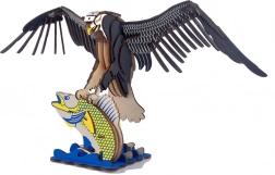 Træ 3D-puslespil ørn