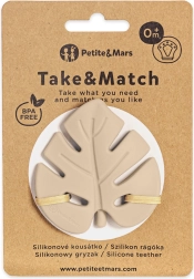 Petite&Mars silikone bidelegetøj Take&Match desert sand 0m+