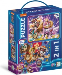 Børnepuslespil Paw Patrol Poter redder verden 2i1