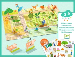 Flytbare klistermærker Gård DJECO