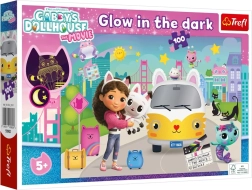 Lysende puslespil Gabbys magiske hus 100 brikker