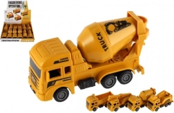 byggeplastbil 12 cm med træk-op-mekanisme