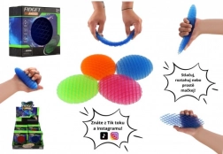 Fidget worm skiftende form – antistresslegetøj i plast, 11 cm