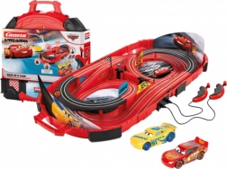 racerbane Carrera Speed Arena Disney Cars 2,77 m i bærbar kuffert