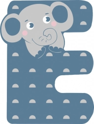 small foot træbogstav E