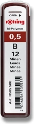 Reserveblyanter til mekanisk blyant 0,5 mm, 12 stk.