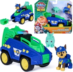 Spin Master Psi Patrulje dinosaurer – køretøj Dino Rescue Cruiser 15 cm med figurerne Chase og dinosaur