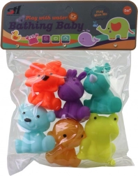 Sæt med sprøjtende badedyr til børn