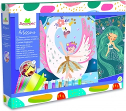 Artissimo XXL kreativt sæt – skrabning, metallisk folie og glimmer: magiske historier