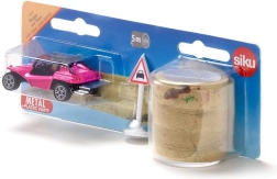 Siku buggy med tape – lyserød strandmodel til kreativ leg