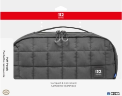 HORI Puff Pouch sort etui til NINTENDO SWITCH 2