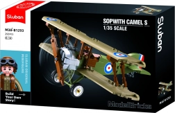 Sopwith-dobbeltdækker byggesæt - Model Bricks
