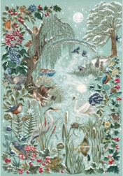 Puslespil The Art File: frossen flod 1000 brikker