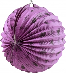 Halloween-lampion med edderkoppemotiv 25 cm