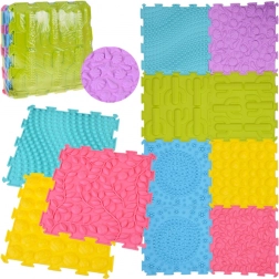 Sensorisk gulvpuslespil underlag 8 stk – motorisk udvikling og sjov