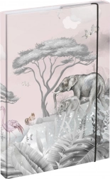 Mappe til A4-skolehæfter Safari