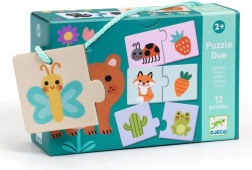 Djeco Eduludo Puzzle Duo – farver