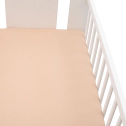 jersey stræklagen til tremmeseng NEW BABY 120 × 60 beige