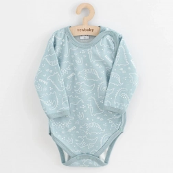babybody med trykknapper New Baby Classic II Dino, mint