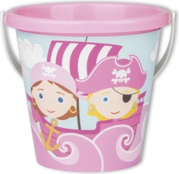 Lyserød Piratspand 17 cm