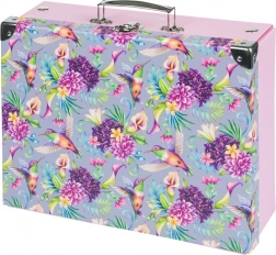 Sammenklappelig skolekuffert BAAGL Kolibri med beslag