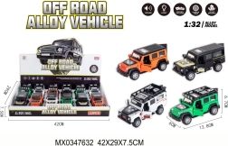 Off-road legeringsbil 1:32 med lyd og lys