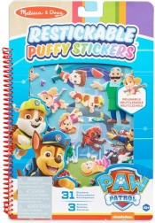 Genanvendelige puffy-klistermærker PAW PATROL – aktivitetsbog 19 × 28 cm