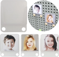 Masterkidz gennemsigtige lommer til fotos og kort, sæt med 6 stk.