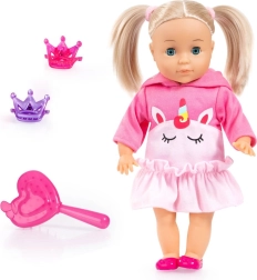 Dukke Emma med lyde og tilbehør 33 cm