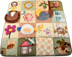 Sensorisk legemåtte med dyr 2Kids Toys