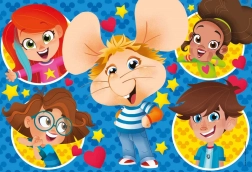 Clementoni puslespil Musen Gigio MAXI 24 brikker