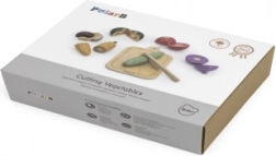 Træsæt til at skære grøntsager for børn