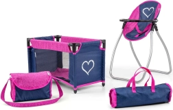 Sæt tilbehør til dukker ELSA Prestige Milly Mally navy