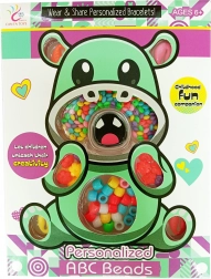 Farvede perler Flodhest