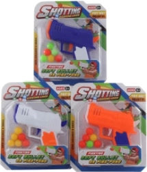 Plastikpistol til bolde for børn