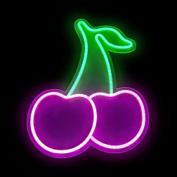 2Kids Toys LED neon lampe kirsebær