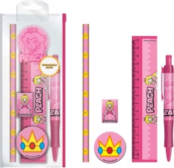 Skolesæt Super Mario Peach i plastetui