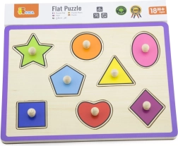 Viga Træpuslespil Former med Knopper