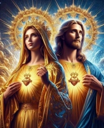 Diamantmaling Maria og Jesus 30 × 40 cm
