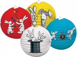 Papirrund lanterne BOB OG BOBEK 25 cm