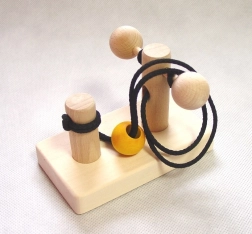 Hjernespil Skjult kugle – træ logisk puslespil