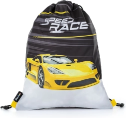 Gymnastikpose med bilmotiv