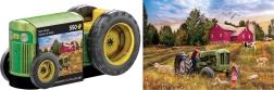 EUROGRAPHICS Puslespil i blikæske Gammel traktor 550 brikker