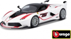 Bburago Ferrari Racing FXX K hvid model 1:24